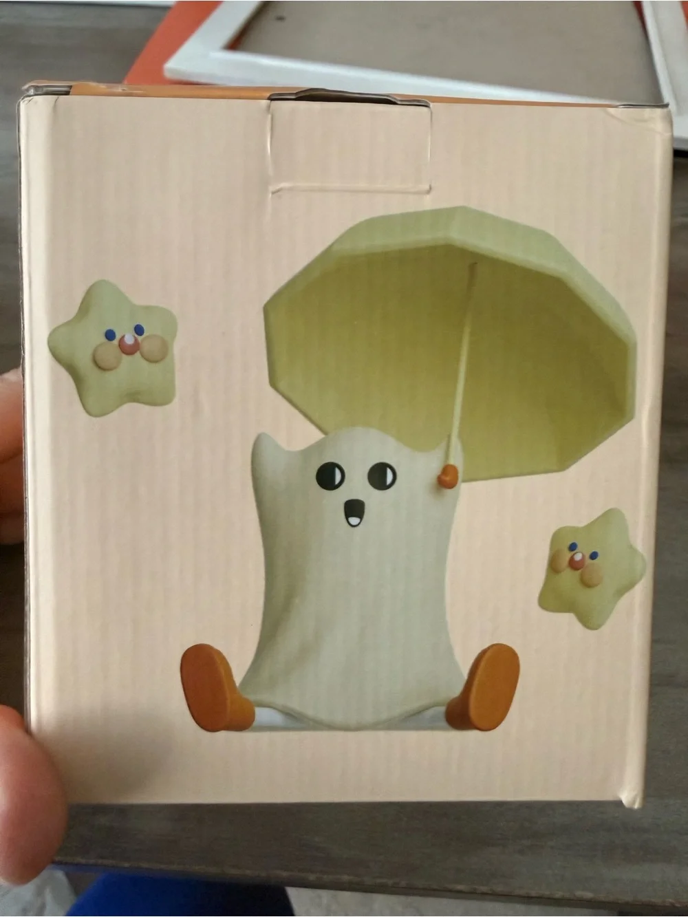 Yellow Ghost Figure Kids silicone night light  with Orange Boots